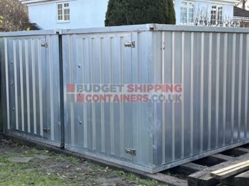 Self-assembly containers for garden storage new 2 x 2m builders storage 