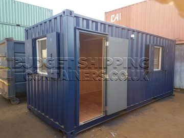 Blue office container