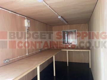 Cladded Shipping Container Workshop