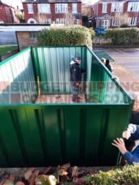 Flatpack being built