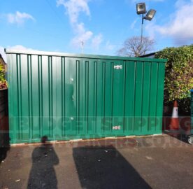 4m flatpack container with side door