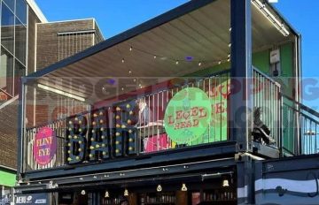 Shipping Container Roof Terrace