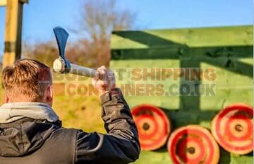 Gentleman axe throwing