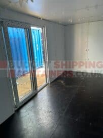 Interior of 20ft Garden Room Container