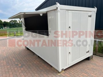 Flat Pack Kiosk Containers