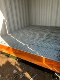 Bunded Floor For Chemical Storage Container 