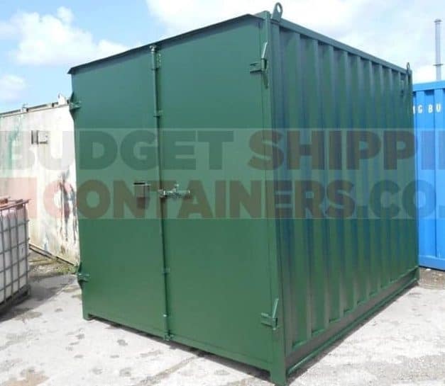 10ft flat door refurbished container