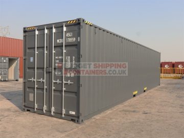 Grey 40HQ container