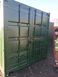 Green 10ft storage container