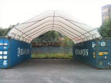 40ft long Shipping Container Canopy