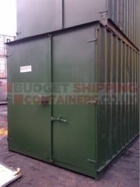 20ft refurbished shipping container with flat panel / easy open doors fitted