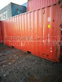20ft orange shipping container Birmingham