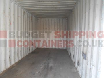 Inside a typical used container