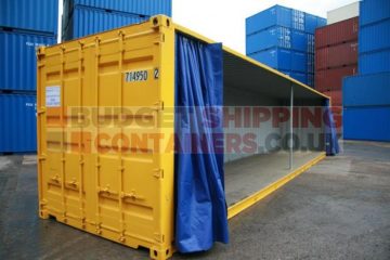 Curtain Sided Shipping Container
